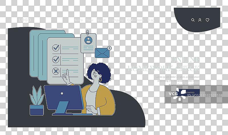 教师的日常生活平面图图片素材