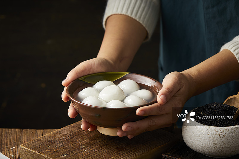 中国传统美食小吃 汤圆元宵图片素材