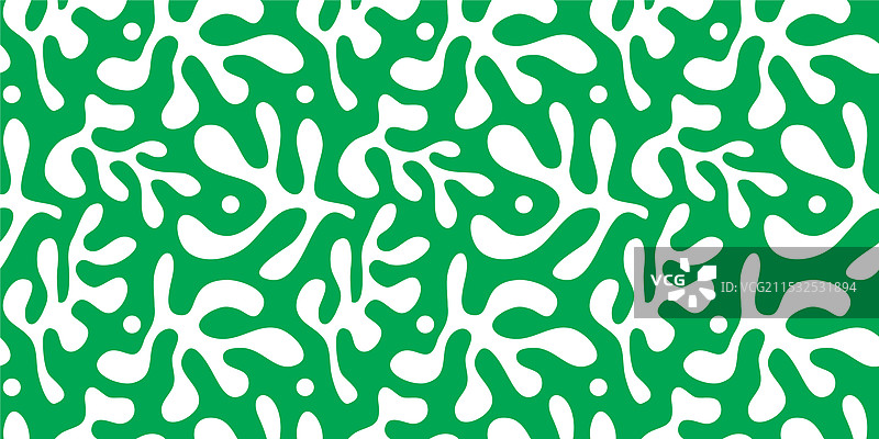 抽象的叶片碎片形成无缝图案图片素材