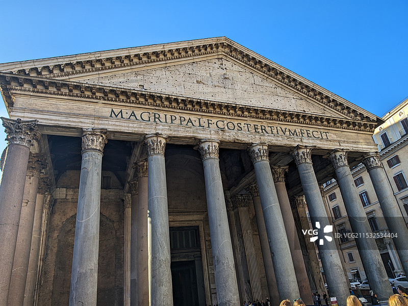 万神殿，许愿池，罗马街景图片素材