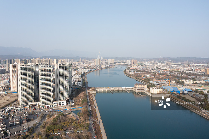 四川绵阳江油城市风光图片素材
