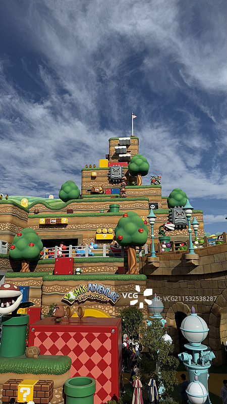 大阪环球影城马里奥园区图片素材