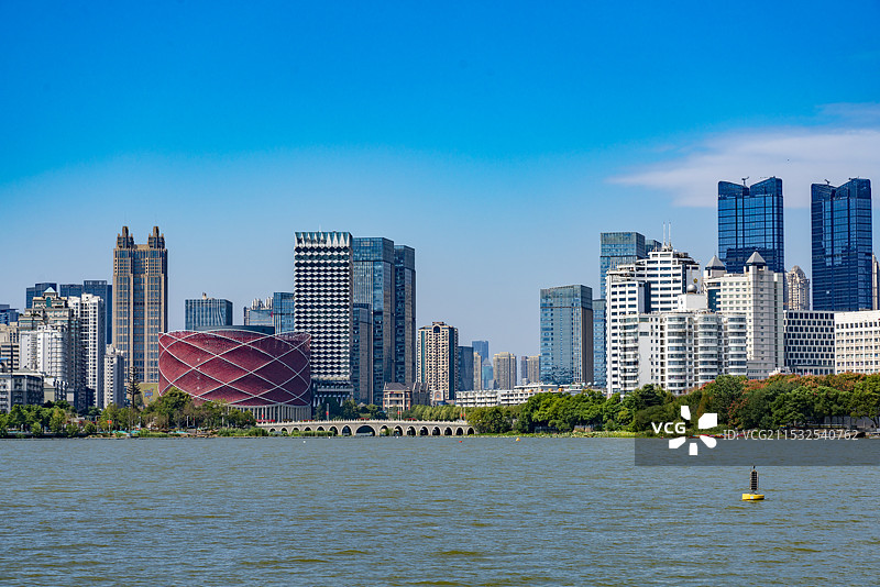 湖北武汉东湖秋日风光图片素材