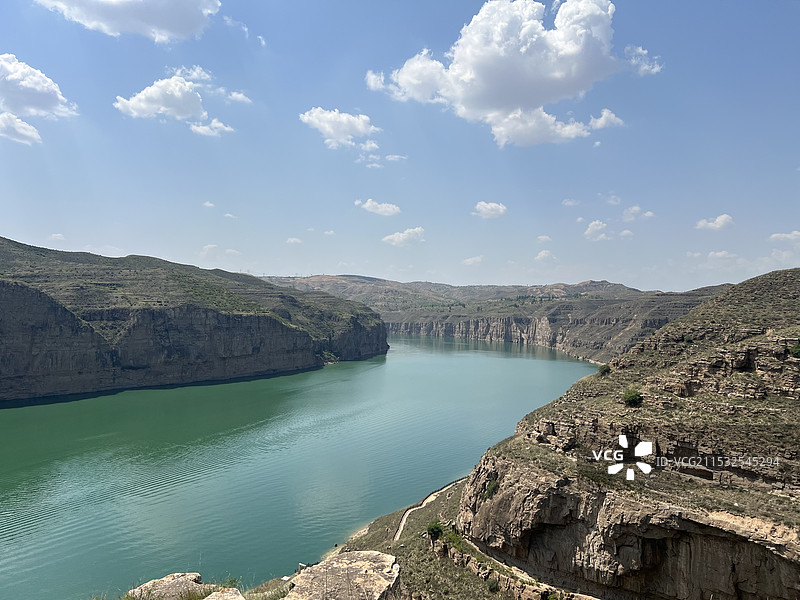 准格尔黄河大峡谷图片素材