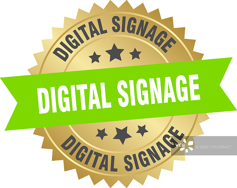 数字标牌 圆形绿色数字标牌图片素材