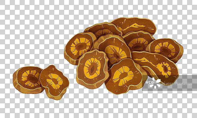 中国传统文化中医养生中草药药材医疗用品之黄连图片素材