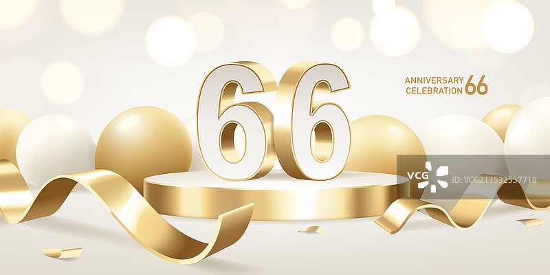 第66周年庆祝背景图片素材