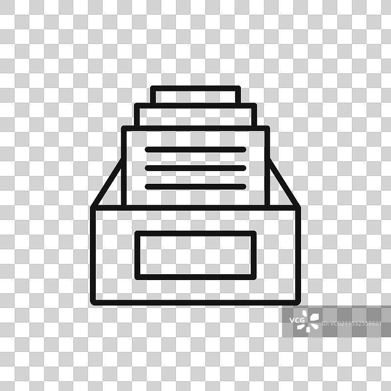 档案图标集 数据 文件夹 组织 盒子图片素材