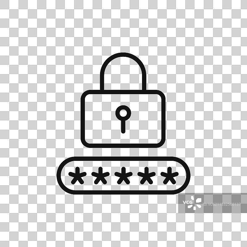 密码图标集 登录 访问 秘密 私密图片素材