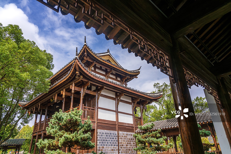 安徽安庆桐城六尺巷景区叠翠楼图片素材