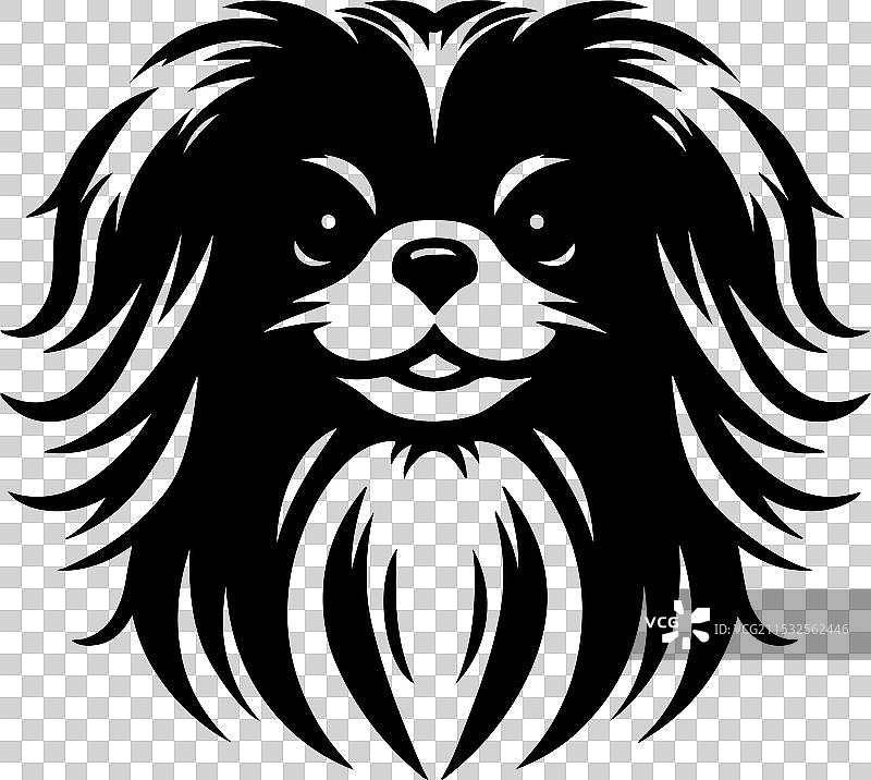 侧面站立的装饰性肖像图片素材