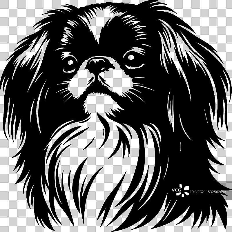 侧面站立的装饰性肖像图片素材