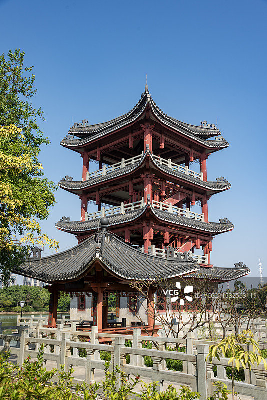 广东东莞麻涌华阳湖国家湿地公园图片素材