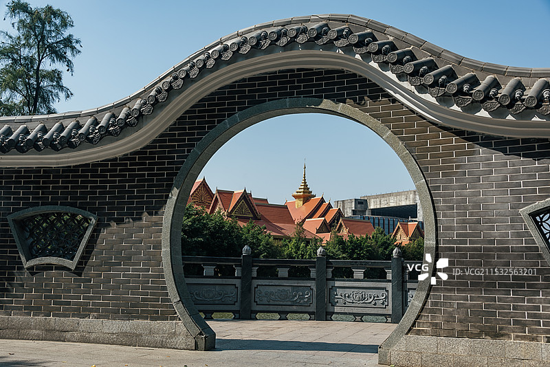 广东东莞麻涌华阳湖国家湿地公园图片素材