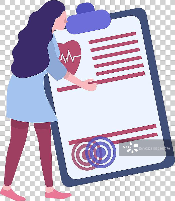 医生查看病人医疗卡图标图片素材