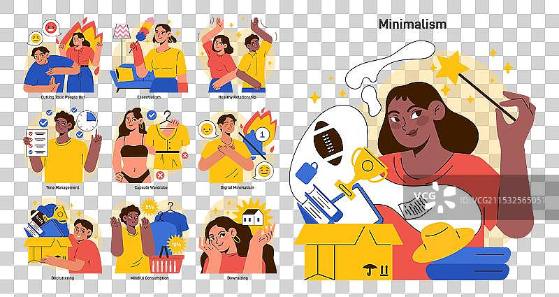 简约生活方式，简单而克制图片素材