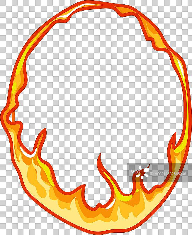点火圈火焰卡通图案图片素材