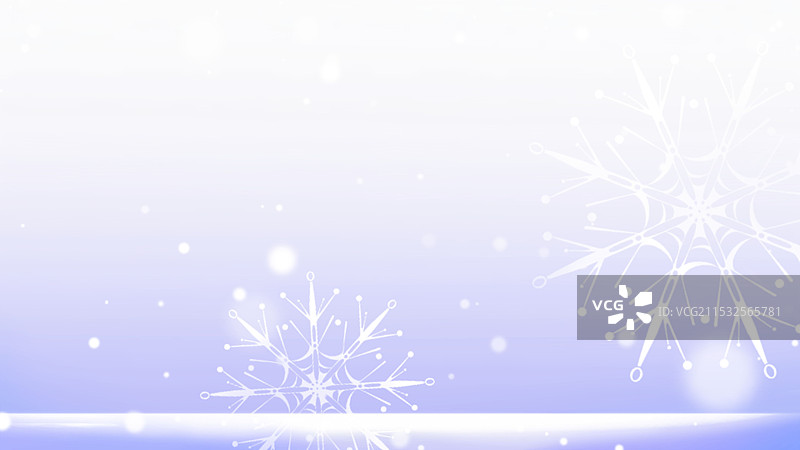 淡雅唯美清新冬季雪花渐变背景图片素材
