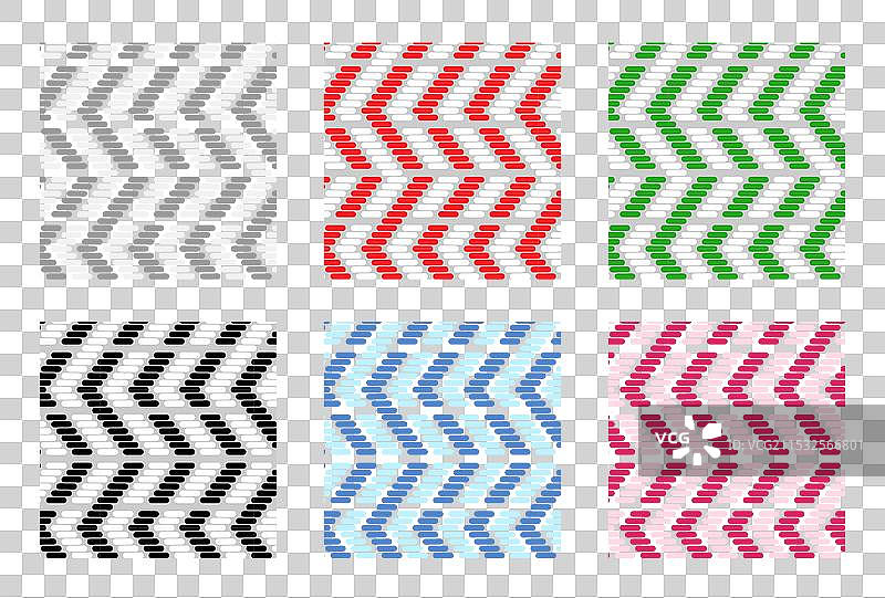 人字纹斜纹布料无缝图案合集图片素材