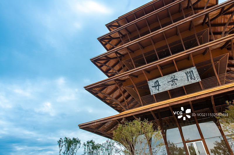 成都天府新区丹景山公园风光图片素材