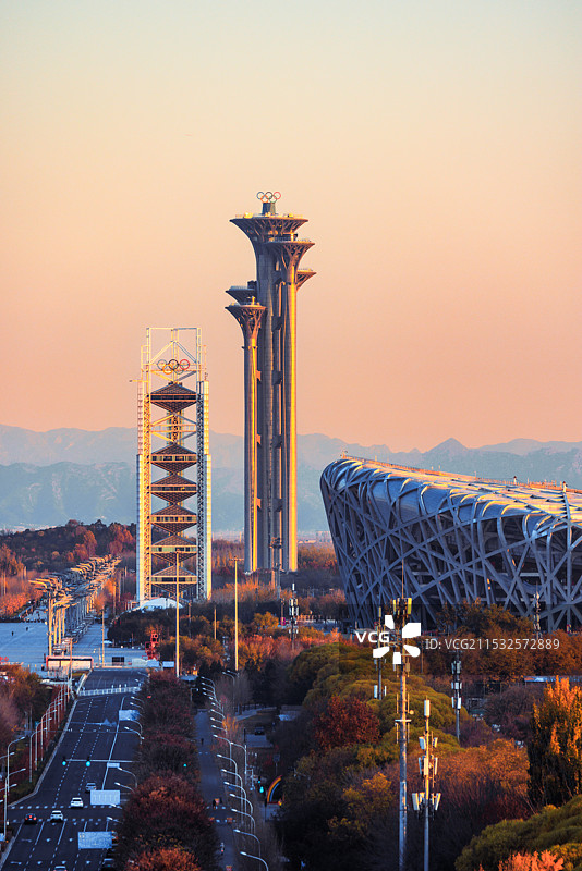 奥林匹克建筑三件套图片素材