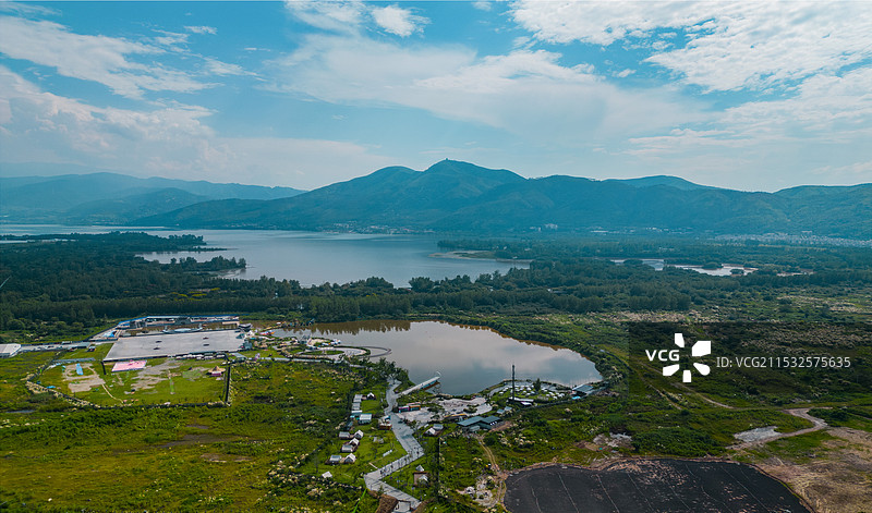 凉山西昌市邛海泸山风景名胜区图片素材