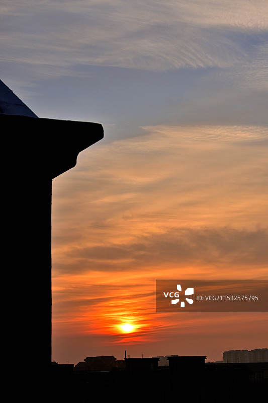 落日余晖图片素材
