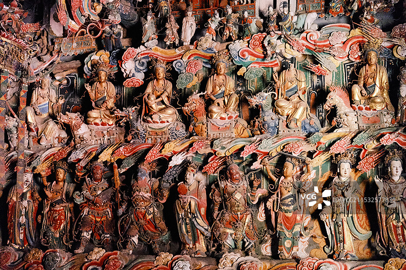 山西长治观音堂图片素材