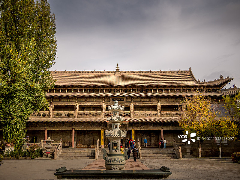 张掖山丹大佛寺旅游景区图片素材