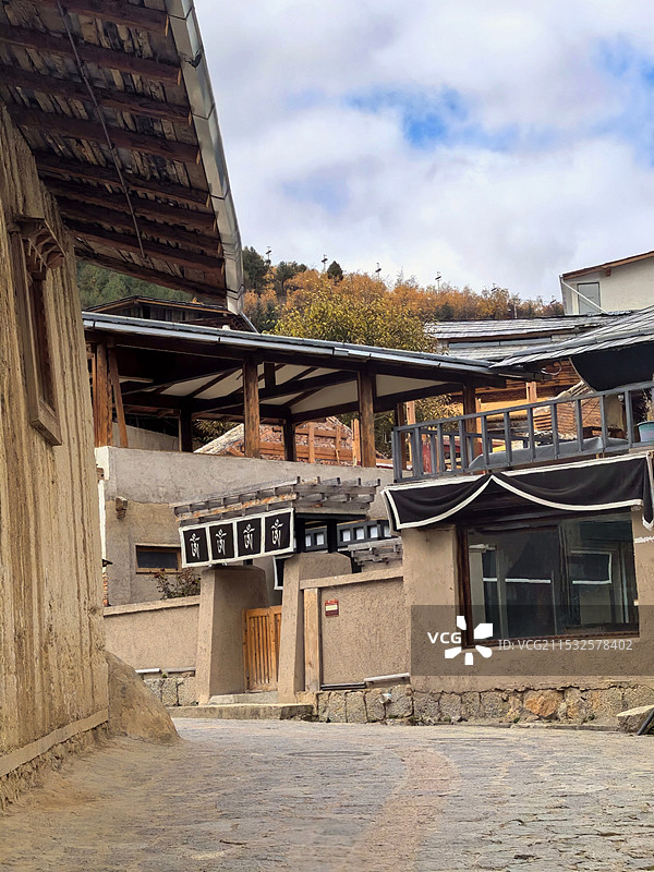 迪庆香格里拉独克宗古城图片素材