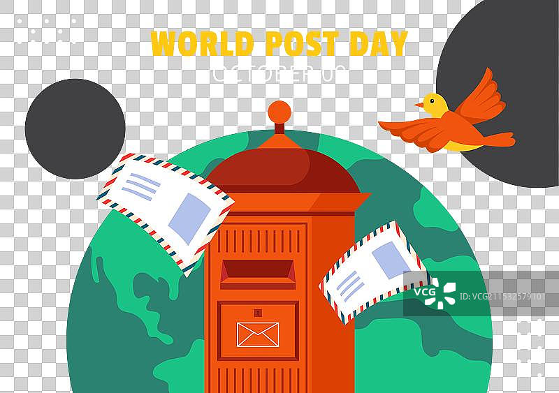 社交媒体背景平面卡通图像图片素材