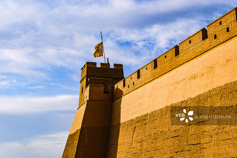 中国甘肃嘉峪关市，嘉峪关城楼，嘉峪关光化门，城墙，长城，嘉峪关文昌阁，嘉峪关关帝庙，嘉峪关戏台，图片素材