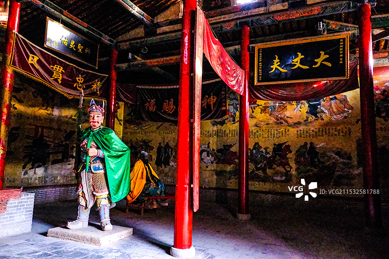 中国甘肃嘉峪关市，嘉峪关城楼，嘉峪关光化门，城墙，长城，嘉峪关文昌阁，嘉峪关关帝庙，嘉峪关戏台，图片素材