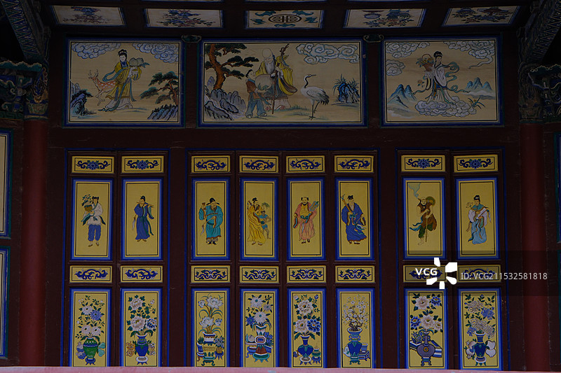 中国甘肃嘉峪关市，嘉峪关城楼，嘉峪关光化门，城墙，长城，嘉峪关文昌阁，嘉峪关关帝庙，嘉峪关戏台，图片素材