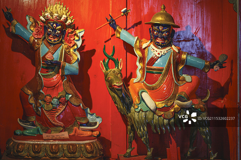 密宗俩护法图片素材