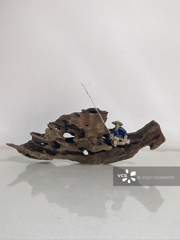 孤舟蓑笠翁图片素材