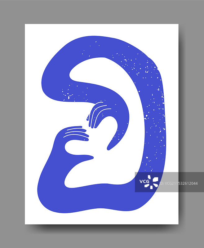 抽象的扭动手势图片素材