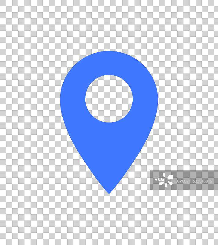 表示导航地图的位置图标图片素材