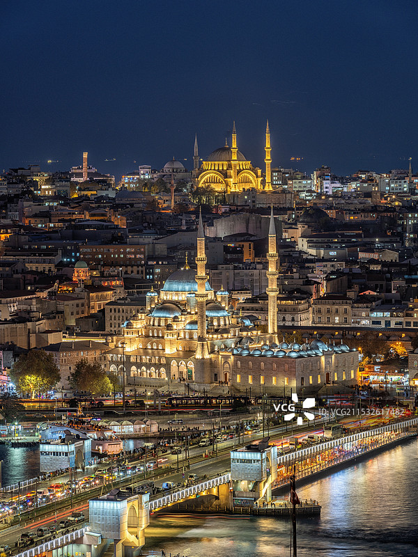 土耳其伊斯坦布尔城市建筑图片素材