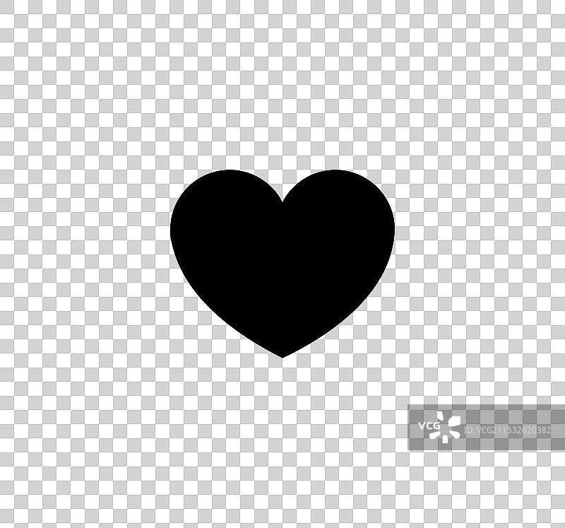 代表爱与情感的心形图标图片素材