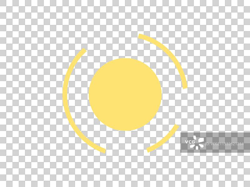 阳光启发的抽象设计象征着太阳图片素材