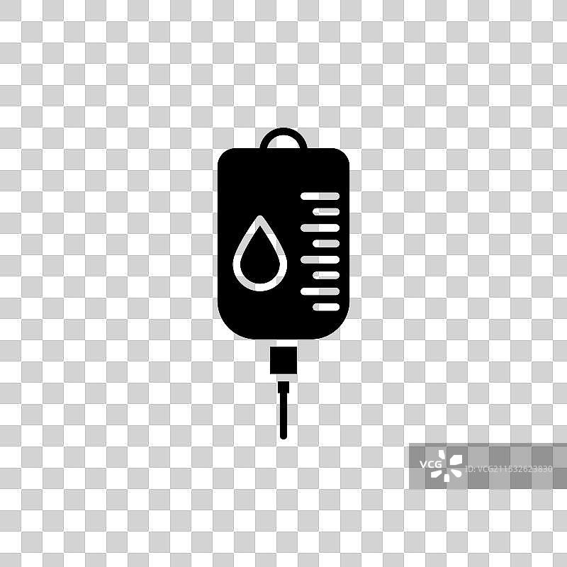 献血图标集 医疗输血图片素材