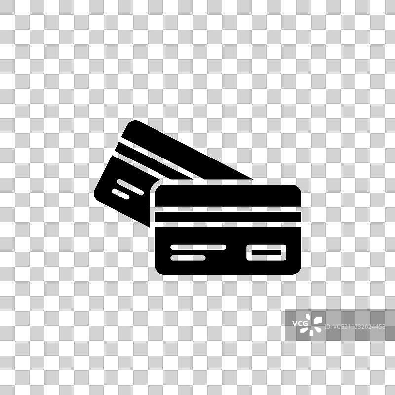 信用卡图标集，自动取款机，借记卡支付图片素材