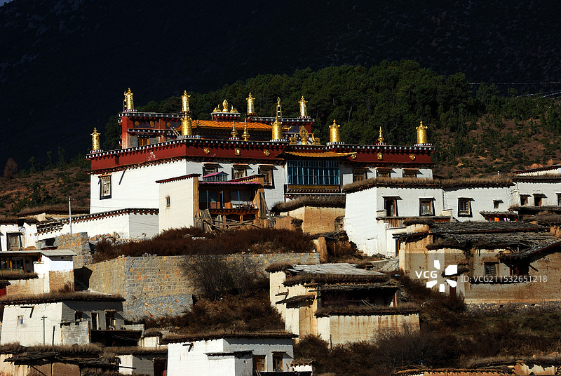 迪庆香格里拉松赞林景区图片素材