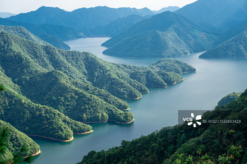 杭州千岛湖森林氧吧图片素材