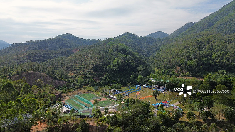 中山市大尖山露营公园景区图片素材