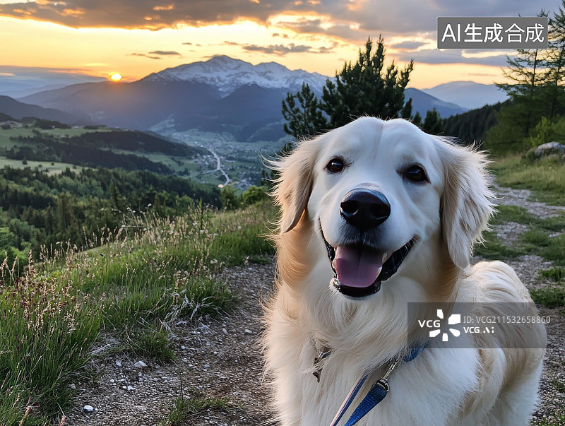 【AI数字艺术】比利牛斯之巅：与大自然的美丽同框，新 iPhone 的自拍瞬间图片素材