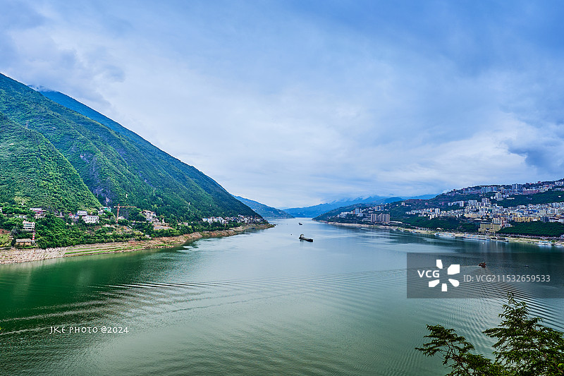 长江三峡三峡之巅图片素材