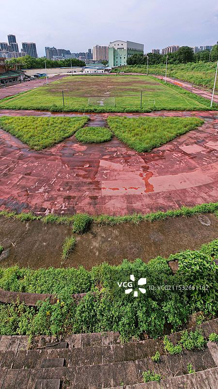 中国广西壮族自治区南宁市兴宁区民生街道，人民公园足球场图片素材