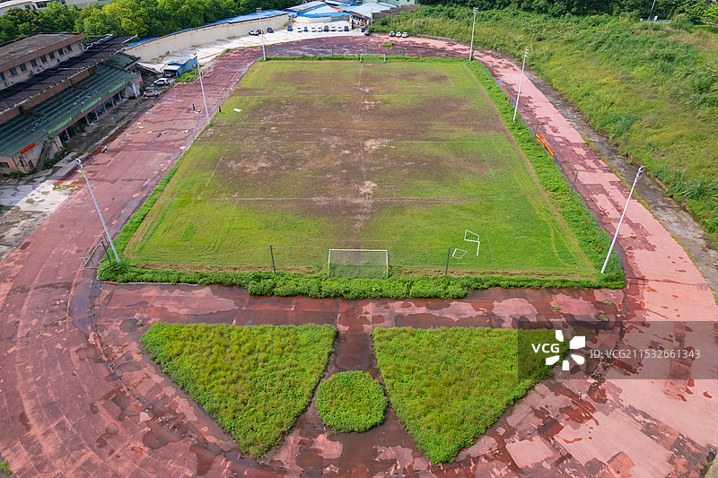 中国广西壮族自治区南宁市兴宁区民生街道，人民公园足球场图片素材